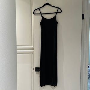 Something Navy Long Slip Dress